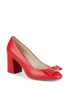 Cole Haan Emory Bow Leather Pumps