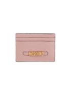 Moschino Logo Leather Cardholder