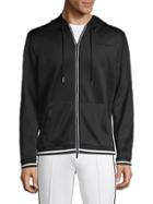 Karl Lagerfeld Paris Front-zip Hooded Jacket