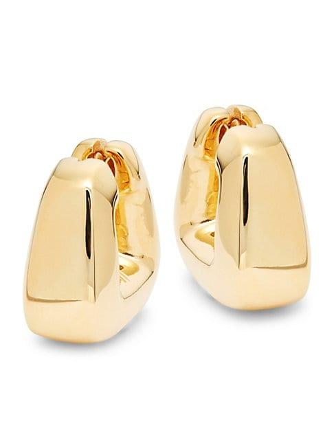 Sphera Milano 14k Yellow Gold Square Hoop Earrings