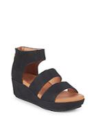 Gentle Souls By Kenneth Cole Milena Leather Wedge Sandals