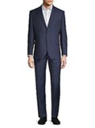 Saks Fifth Avenue Tonal Plaid Wool Suit