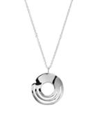 Ippolita Senso 925 Sterling Silver Pierced Disc Pendant Necklace
