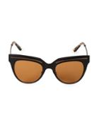Bottega Veneta 50mm Cat Eye Sunglasses