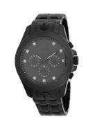 Versus Versace Black Stainless Steel Chronograph Watch