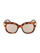 Pomellato 49mm Square Cat Eye Sunglasses