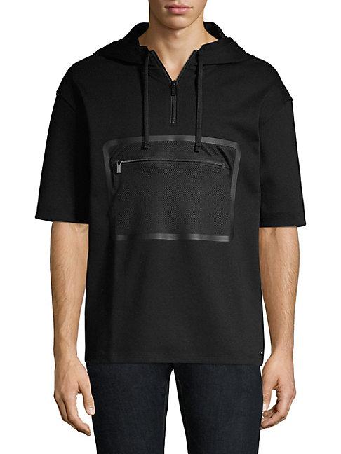 Hugo Dolet Short-sleeve Cotton Sweatshirt