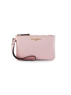 Karl Lagerfeld Paris Pebbled Faux- Leather Coin Pouch