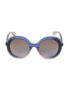 Gucci Core 53mm Oversized Round Sunglasses