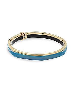 Alexis Bittar Lucite 10k Gold-plated Bangles- Set Of 2