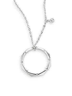 Swarovski Classic Twice Ring Crystal Pendant Necklace