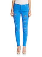 7 For All Mankind High-waist Ankle Skinny Jeans