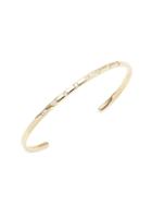 Sara Weinstock Spaced Out 18k Yellow Gold & Diamond Cuff Bracelet