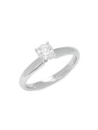 Effy 14k White Gold & Diamond Solitaire Ring