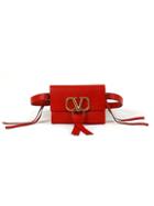 Valentino Garavani V-ring Leather Belt Bag