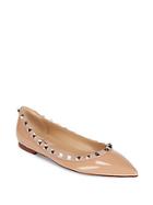Valentino Studded Patent Leather Ballet Flats