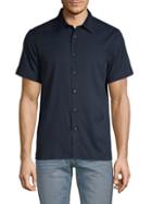 Perry Ellis Slim-fit Short-sleeve Shirt