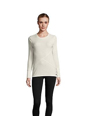 Calvin Klein Performance Ribbed Cotton-blend Solid Pullover