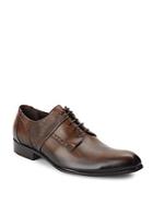 Jo Ghost Mixed Leather Derby Shoes