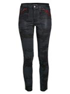 Etienne Marcel Camouflage Zip Moto Jeans