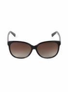 Karl Lagerfeld Paris 58mm Havana Oval Sunglasses