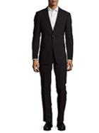 Michael Kors Solid Long-sleeve Suit