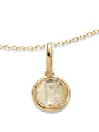 Ippolita Clear Quartz & 18k Yellow Gold Plated Necklace