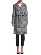 Bagatelle Houndstooth Trench Coat