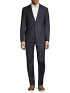 Calvin Klein Extra Slim-fit Check Wool Suit