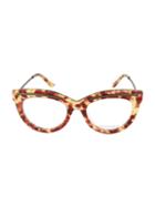 Bottega Veneta 49mm Cat Eye Novelty Optical Glasses