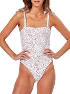Charlie Holiday Dune Shoulder-tie One-piece Swimsuit