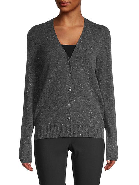 Saks Fifth Avenue V-neck Cashmere Cardigan Sweater