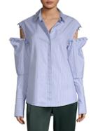 Maggie Marilyn Pinstripe Button-down Shirt