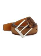 Saks Fifth Avenue Collection By Magnanni Leather Buckle Belt