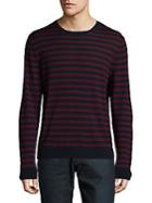 Saks Fifth Avenue Striped Wool Sweater