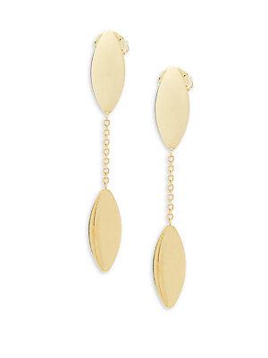 Saks Fifth Avenue 14k Yellow Gold Marquise Dangle Earrings