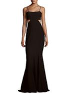 Zac Posen Fit-&-flare Cutout Gown