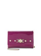 Versace Convertible Leather Clutch