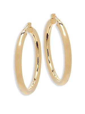 Saks Fifth Avenue 14k Yellow Gold Hoop Earrings/1.5