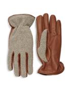 Saks Fifth Avenue Classic Textured Gloves