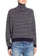 Vince Breton Striped Long Sleeve Sweater