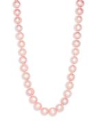 Masako Pearls 10-10.5mm Pink Pearl & 14k Yellow Gold Necklace