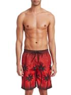 Marcelo Burlon Palm Tree-print Swim Shorts