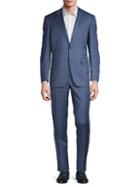 Canali Tonal Check Wool Suit