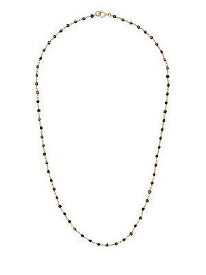 Adornia Fine Jewelry Diamond And 18k Yellow Gold Rosary Bead Necklace