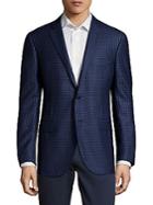 Corneliani Check Wool Suit Jacket