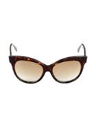 Emilio Pucci 55mm Cat Eye Sunglasses