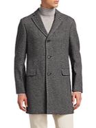 Saks Fifth Avenue Collection Unconstructed Wool Topcoat