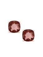 Effy June Smoky Quartz 14k Rose Gold Stud Earrings