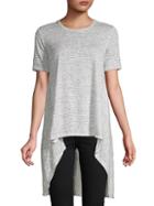 Dkny Pure Striped High-low T-shirt